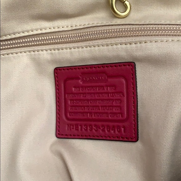 Coach Leather Legacy Turn Lock Tote - Picture 3 of 4